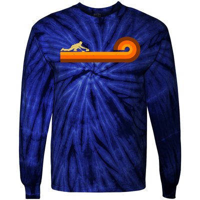 Curl Sport Retro Vintage Sunset Tie-Dye Long Sleeve Shirt