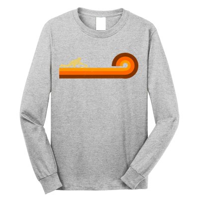 Curl Sport Retro Vintage Sunset Long Sleeve Shirt