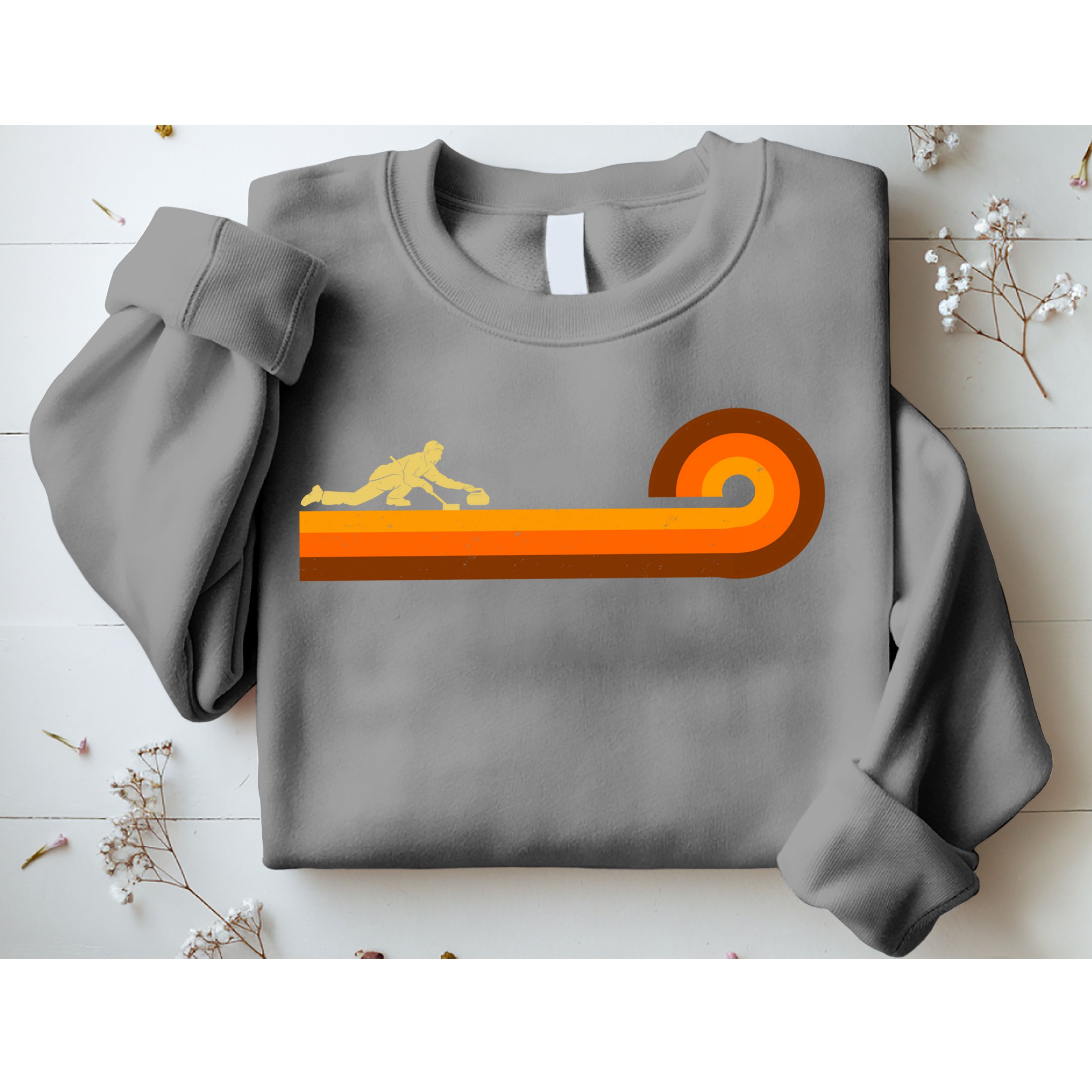 Curl Sport Retro Vintage Sunset Sweatshirt