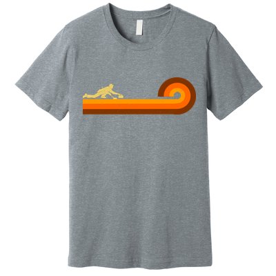 Curl Sport Retro Vintage Sunset Premium T-Shirt