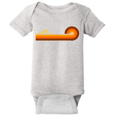 Curl Sport Retro Vintage Sunset Baby Bodysuit
