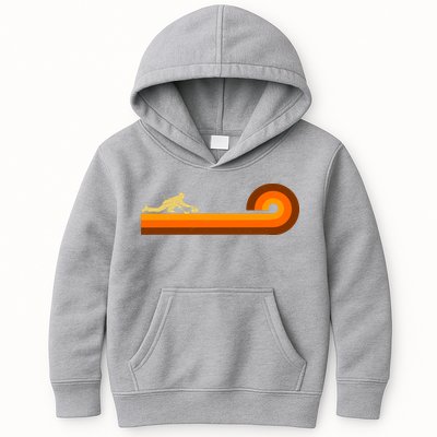 Curl Sport Retro Vintage Sunset Kids Hoodie