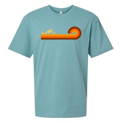 Curl Sport Retro Vintage Sunset Sueded Cloud Jersey T-Shirt