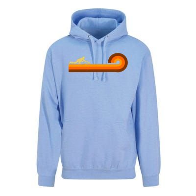 Curl Sport Retro Vintage Sunset Unisex Surf Hoodie