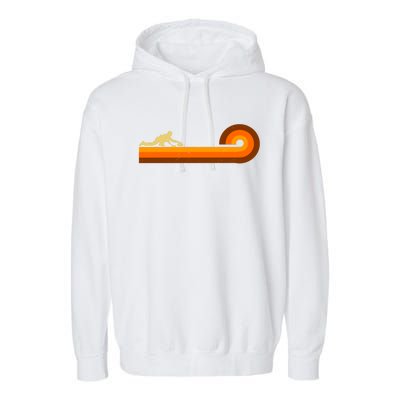 Curl Sport Retro Vintage Sunset Garment-Dyed Fleece Hoodie