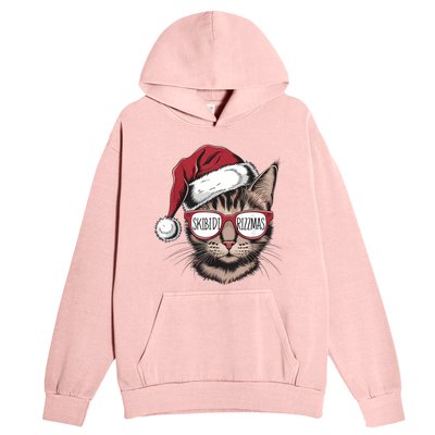 Cat Sunglasses Rizzmas Christmas Rizz Santa Claus Urban Pullover Hoodie