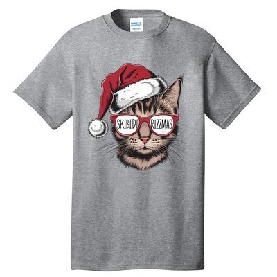 Cat Sunglasses Rizzmas Christmas Rizz Santa Claus Tall T-Shirt