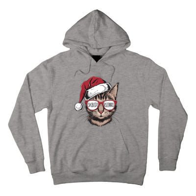 Cat Sunglasses Rizzmas Christmas Rizz Santa Claus Tall Hoodie