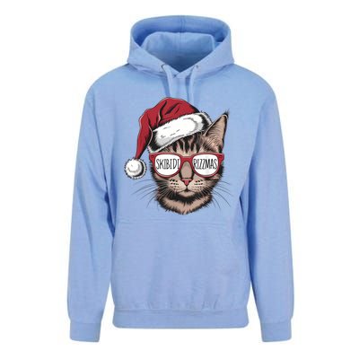 Cat Sunglasses Rizzmas Christmas Rizz Santa Claus Unisex Surf Hoodie