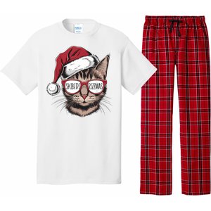 Cat Sunglasses Rizzmas Christmas Rizz Santa Claus Pajama Set