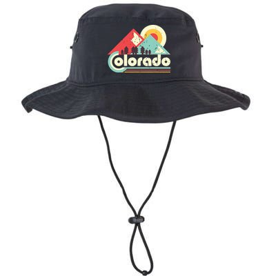 Colorado State Retro Vintage Distressed Flag Bucket Hat