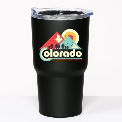 Colorado State Retro Vintage Distressed Flag Tumbler