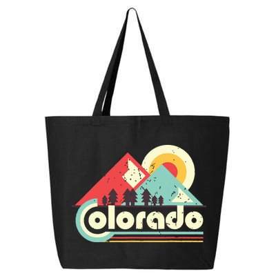 Colorado State Retro Vintage Distressed Flag 25L Jumbo Tote