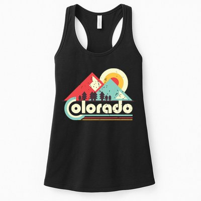 Colorado State Retro Vintage Distressed Flag Womens Tank Top