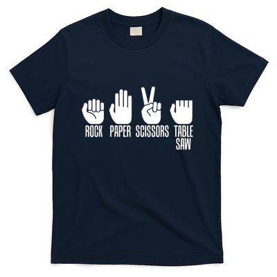 Carpenters Shirts Rock Paper Scissor Table Saw Carpentry Gift T-Shirt