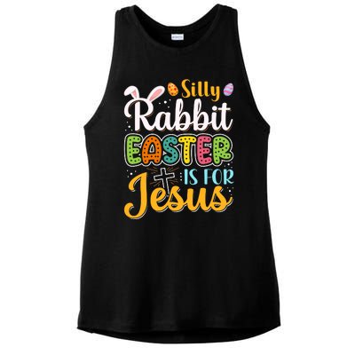 Christian Silly Rabbit Easter For Jesus Men Boys Teen Ladies PosiCharge Tri-Blend Wicking Tank