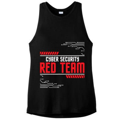 Cyber Security Red Team Computer Engineer Hacker Hacking Ladies PosiCharge Tri-Blend Wicking Tank