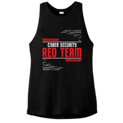 Cyber Security Red Team Computer Engineer Hacker Hacking Ladies PosiCharge Tri-Blend Wicking Tank