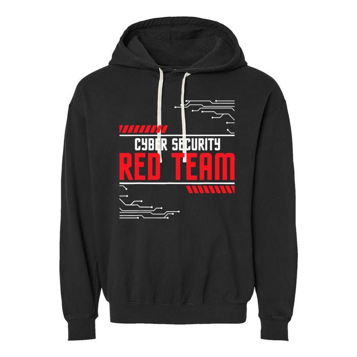 Cyber Security Red Team Computer Engineer Hacker Hacking Garment-Dyed Fleece Hoodie