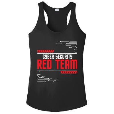 Cyber Security Red Team Computer Engineer Hacker Hacking Ladies PosiCharge Competitor Racerback Tank