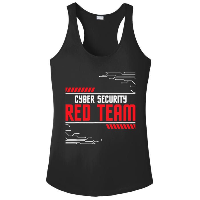 Cyber Security Red Team Computer Engineer Hacker Hacking Ladies PosiCharge Competitor Racerback Tank