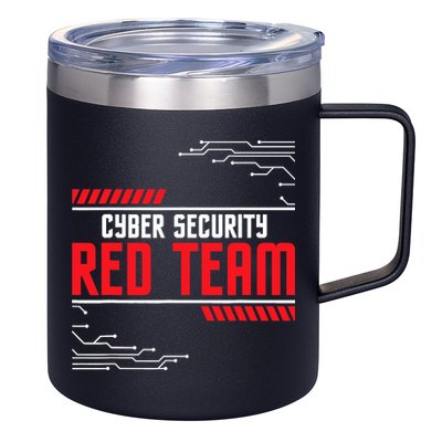 Cyber Security Red Team Computer Engineer Hacker Hacking 12oz Stainless Steel Coffee Mug