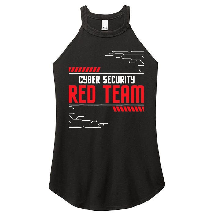 Cyber Security Red Team Computer Engineer Hacker Hacking Women's Perfect Tri Rocker Tank