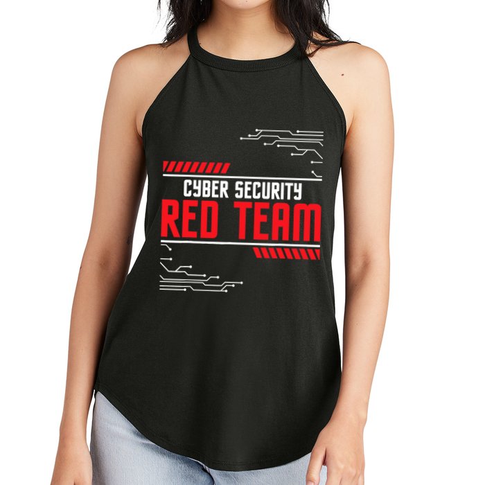 Cyber Security Red Team Computer Engineer Hacker Hacking Women's Perfect Tri Rocker Tank