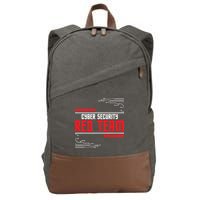 Cyber Security Red Team Computer Engineer Hacker Hacking Cotton Canvas Backpack