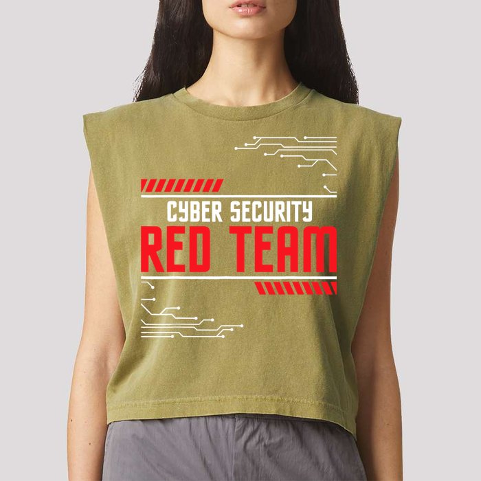 Cyber Security Red Team Computer Engineer Hacker Hacking Garment-Dyed Women's Muscle Tee