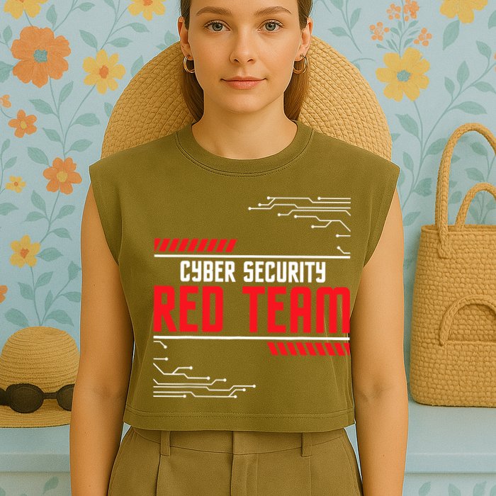 Cyber Security Red Team Computer Engineer Hacker Hacking Garment-Dyed Women's Muscle Tee