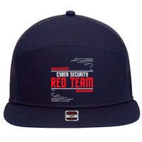 Cyber Security Red Team Computer Engineer Hacker Hacking 7 Panel Mesh Trucker Snapback Hat