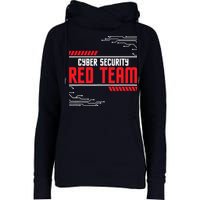 Cyber Security Red Team Computer Engineer Hacker Hacking Womens Funnel Neck Pullover Hood