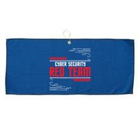 Cyber Security Red Team Computer Engineer Hacker Hacking Large Microfiber Waffle Golf Towel
