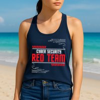 Cyber Security Red Team Computer Engineer Hacker Hacking Womens Tank Top