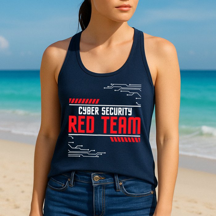 Cyber Security Red Team Computer Engineer Hacker Hacking Womens Tank Top