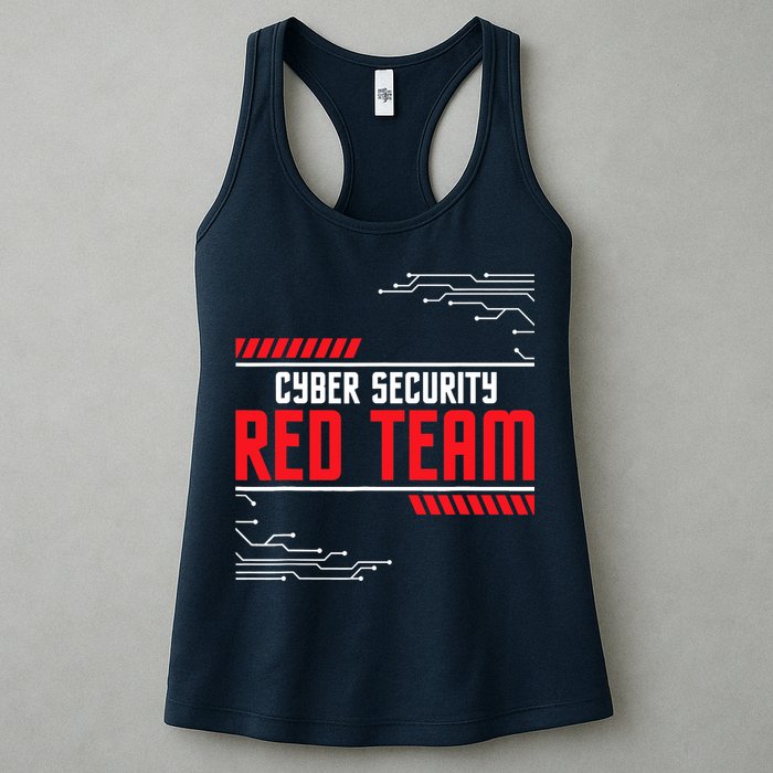 Cyber Security Red Team Computer Engineer Hacker Hacking Womens Tank Top