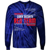 Cyber Security Red Team Computer Engineer Hacker Hacking Tie-Dye Long Sleeve Shirt