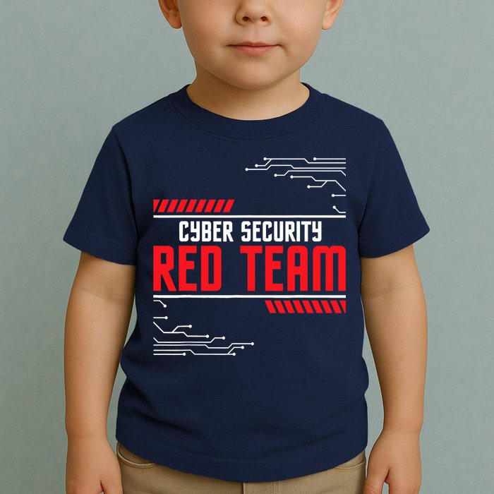 Cyber Security Red Team Computer Engineer Hacker Hacking Toddler T-Shirt