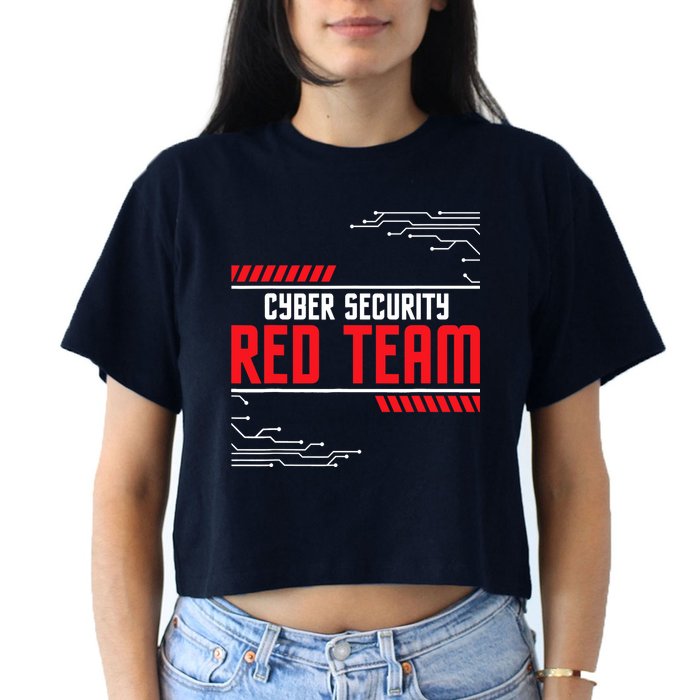 Cyber Security Red Team Computer Engineer Hacker Hacking Crop Top