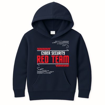 Cyber Security Red Team Computer Engineer Hacker Hacking Kids Hoodie
