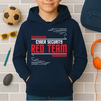 Cyber Security Red Team Computer Engineer Hacker Hacking Kids Hoodie