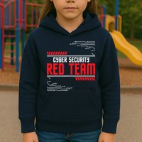 Cyber Security Red Team Computer Engineer Hacker Hacking Kids Hoodie