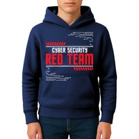 Cyber Security Red Team Computer Engineer Hacker Hacking Kids Hoodie