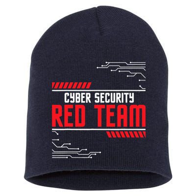 Cyber Security Red Team Computer Engineer Hacker Hacking Short Acrylic Beanie