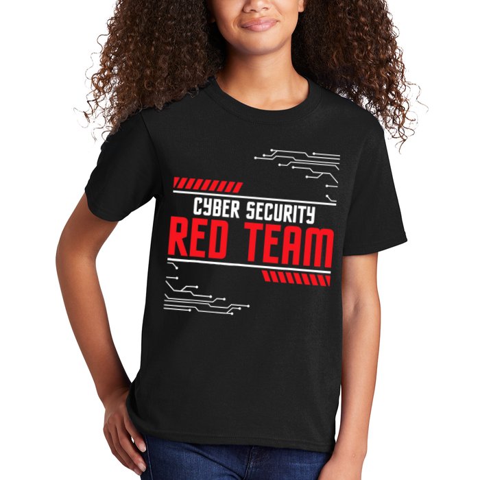 Cyber Security Red Team Computer Engineer Hacker Hacking Kids T-Shirt