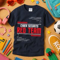 Cyber Security Red Team Computer Engineer Hacker Hacking Kids T-Shirt