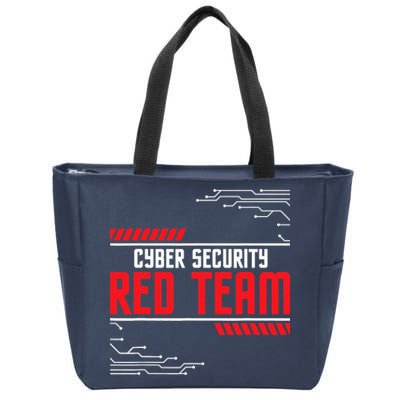 Cyber Security Red Team Computer Engineer Hacker Hacking Zip Tote Bag
