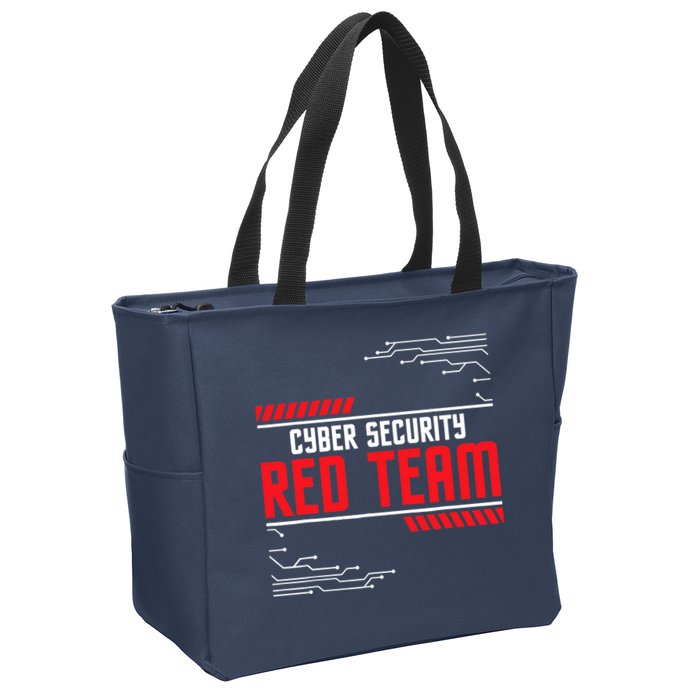 Cyber Security Red Team Computer Engineer Hacker Hacking Zip Tote Bag