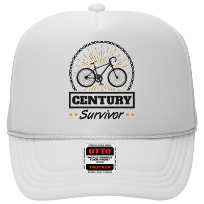 Century Survivor Road Cycling Ride 100 Miles Trucker Hat